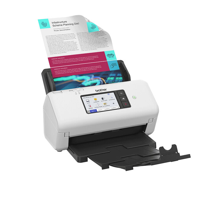 Scanner de Documentos Brother ADS-4700W 40PPM WiFi image number 1