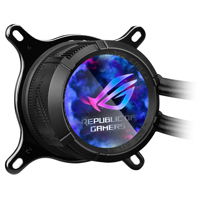 Water Cooler CPU ASUS ROG STRIX LC III LCD 360mm ARGB Preto image number 4