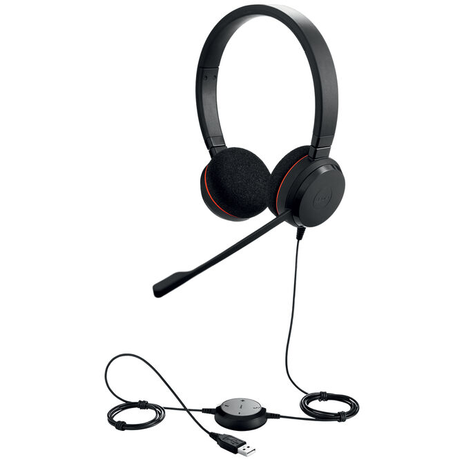Headset Jabra Evolve 20 Stereo UC USB Black image number 1