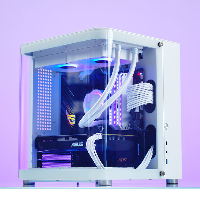 Caixa Micro-ATX Jonsbo TK-1 2.0 Vidro Temperado Branco image number 33