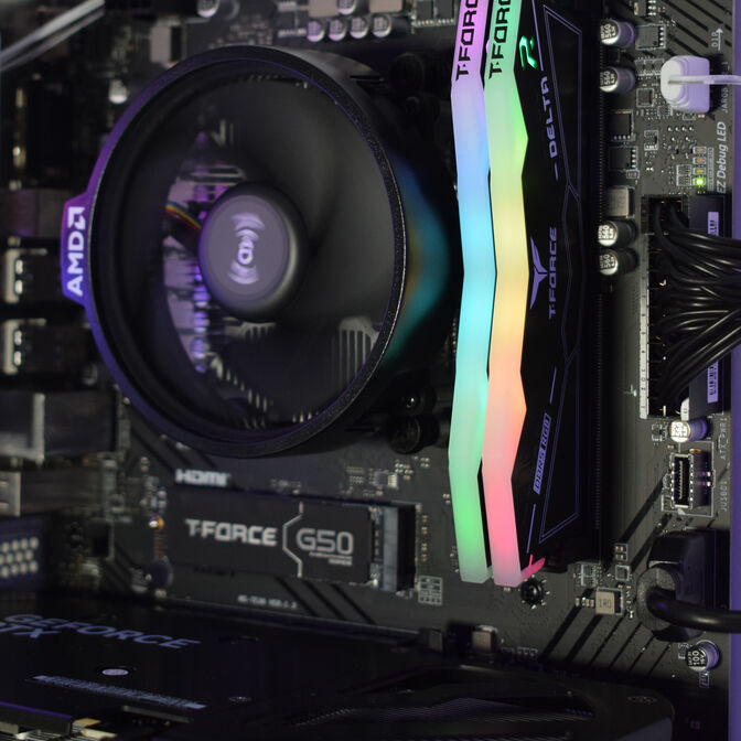 Computador AURA Gamer-PC Ryzen 5 7500F 32GB DDR5 1TB RTX 5060 Ti 16GB WiFi W11 image number 6