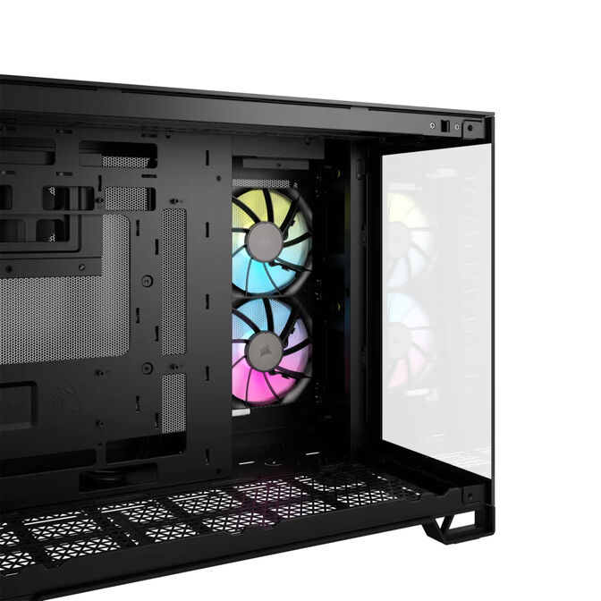 Caixa Micro-ATX Corsair 2500X LINK Preta Vidro Temperado image number 3