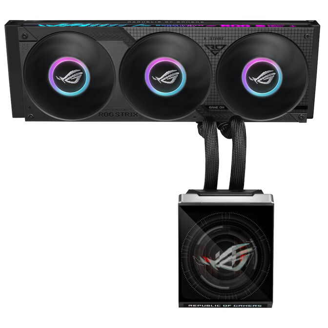 Water Cooler CPU ASUS ROG STRIX SLC IV LCD 360mm ARGB Preto image number 0
