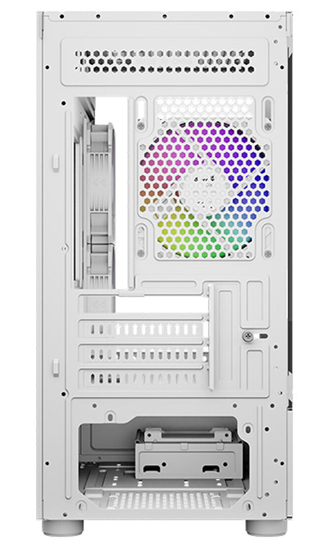 Caixa Micro-ATX Aerocool Viewport Mini Vidro Temperado Branco image number 2