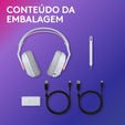 Headset Logitech Astro A20 X Lightspeed Wireless/Bluetooth Branco image number null
