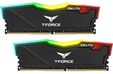Team Group Kit 16GB (2 x 8GB) DDR4 3200MHz Delta RGB Preto CL16 image number null