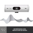 Webcam Logitech Brio 500 Full HD 1080p USB-C Branco image number null