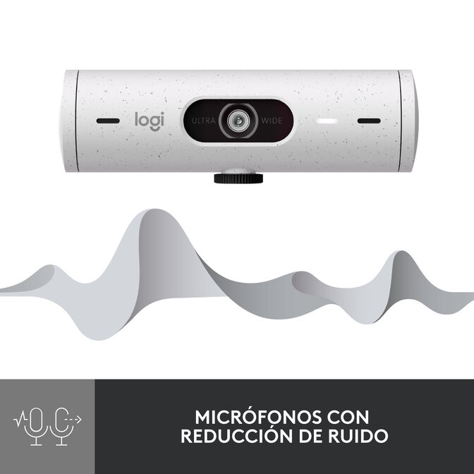 Webcam Logitech Brio 500 Full HD 1080p USB-C Branco image number 10