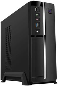 Caixa Mini-ITX Tooq C/Fonte Alimenta&ccedil;&atilde;o 500W Preta