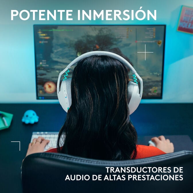 Headset Logitech G321 Lightspeed Wireless Branco image number 5