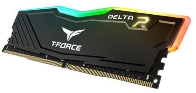 Team Group Kit 32GB (2 x 16GB) DDR4 3200MHz Delta RGB Black CL16 image number 1