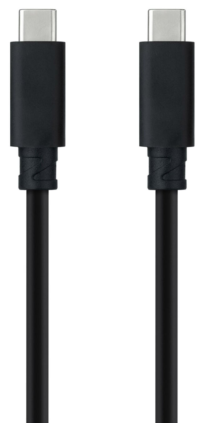 Cabo USB-C 3.1 Gen2 Nanocable 10Gbps 5A 4K/60Hz 0.5 M Preto image number 1