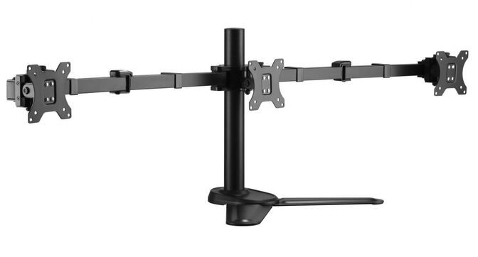 Suporte de Mesa Tabletop Articulado Equip 17" a 27" Triplo M&aacute;x. 7kg (p/Ecr&atilde;) image number 0