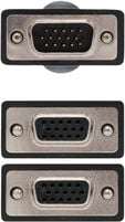 Cabo Bifurcador SVGA Nanocable VGA/M-2xVGA/F 45 CM Preto image number null