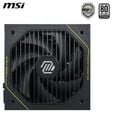 Fonte Modular MSI MAG A1000PLS 1000W 80+ Platinum PCIE 5.1 image number null