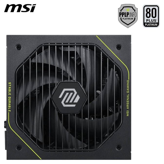 Fonte Modular MSI MAG A1000PLS 1000W 80+ Platinum PCIE 5.1 image number 2
