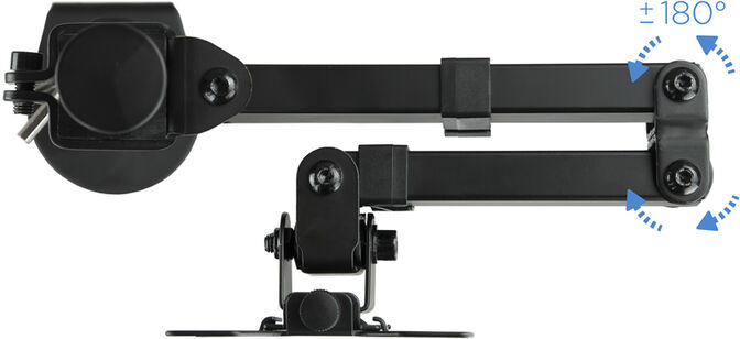 Suporte de Mesa Tooq Tilt e Girat&oacute;rio 13" a 32" Max. 8kg Preto image number 5