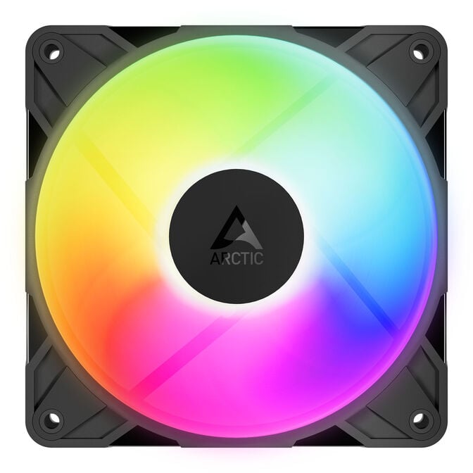 Ventoinha Arctic P12 PRO Reverse PWM PST ARGB 120mm (Pack 3) - Preto image number 3