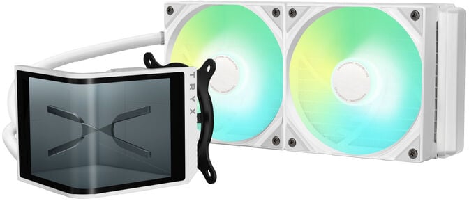 Water Cooler CPU TRYX Panorama SE 240 ARGB Branco image number 1