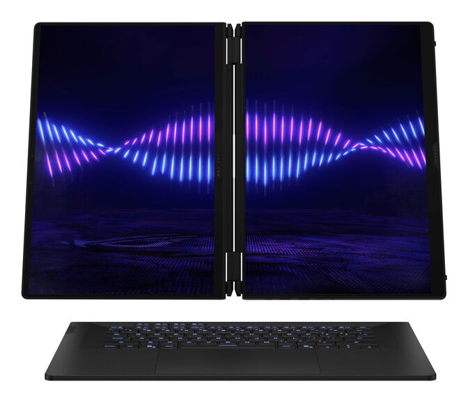 Port&aacute;til ASUS ROG Zephyrus Duo GX651AR 2x16" Ultra 9 386H 32GB DDR5 1TB RTX 5090 OLED 3K Touch 120Hz W11 + Rato + Mochila image number 8