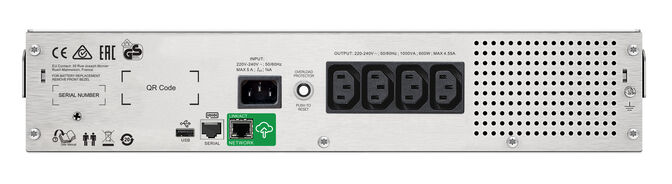 UPS APC Smart-UPS C 1000VA LCD RM 2U 230V com SmartConnect image number 1
