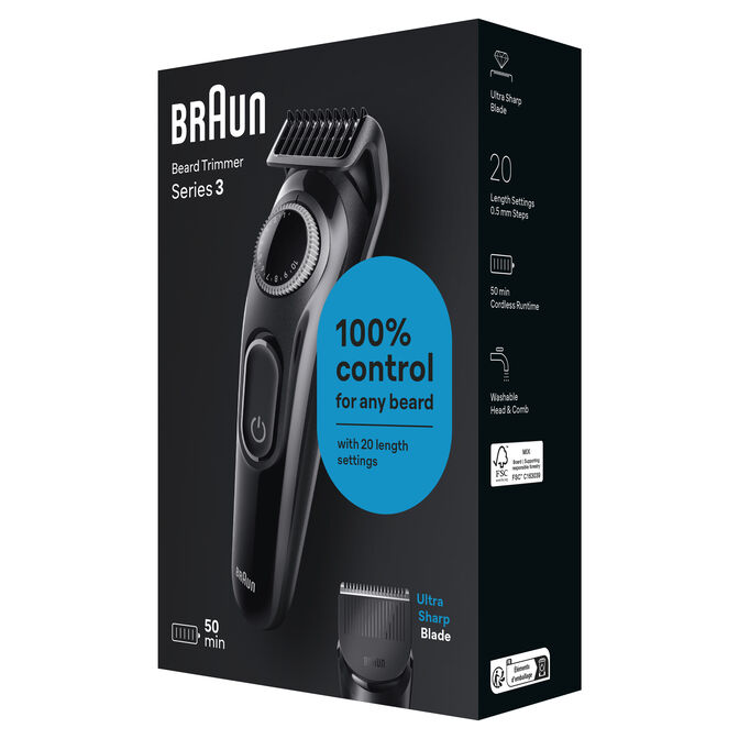 Aparador de Barba Braun BT3400 image number 4