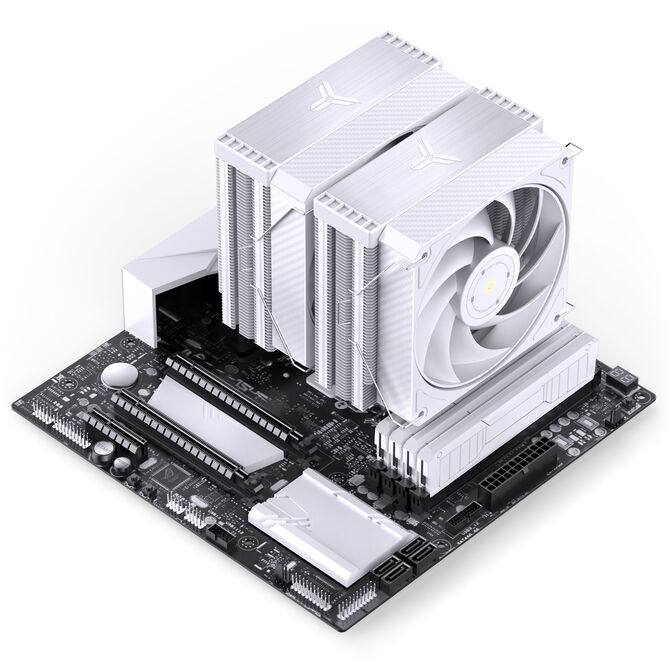 Cooler CPU Jonsbo HX6280 Branco - 130mm image number 11
