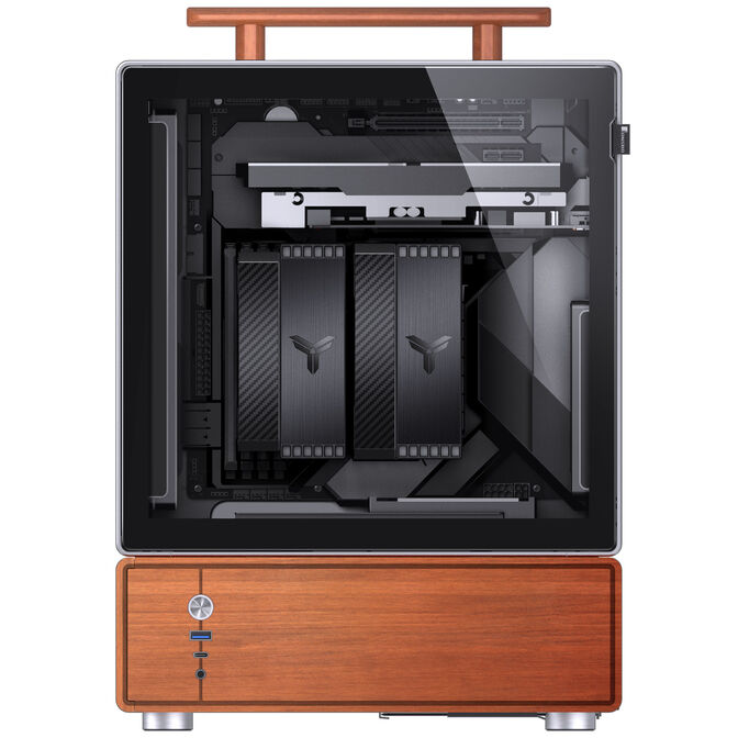 Caixa Micro-ATX Jonsbo T7 Cinzento image number 8