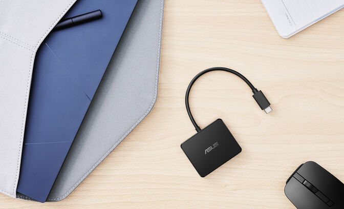 Hub Asus DC100 Mini 1x USB-C Para HDMI, USB-A, USB-C Docking Station image number 4