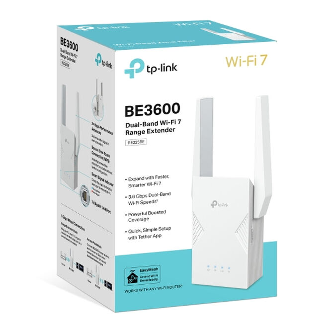 Repetidor TP-Link RE225BE BE3600 Dual-Band Wi-Fi 7 image number 4