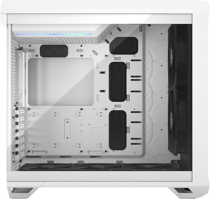 Caixa E-ATX Fractal Design Torrent White Tempered Glass image number 3