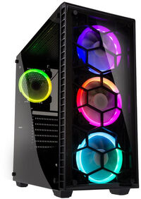 Caixa E-ATX Kolink Observatory RGB Vidro Temperado Preto