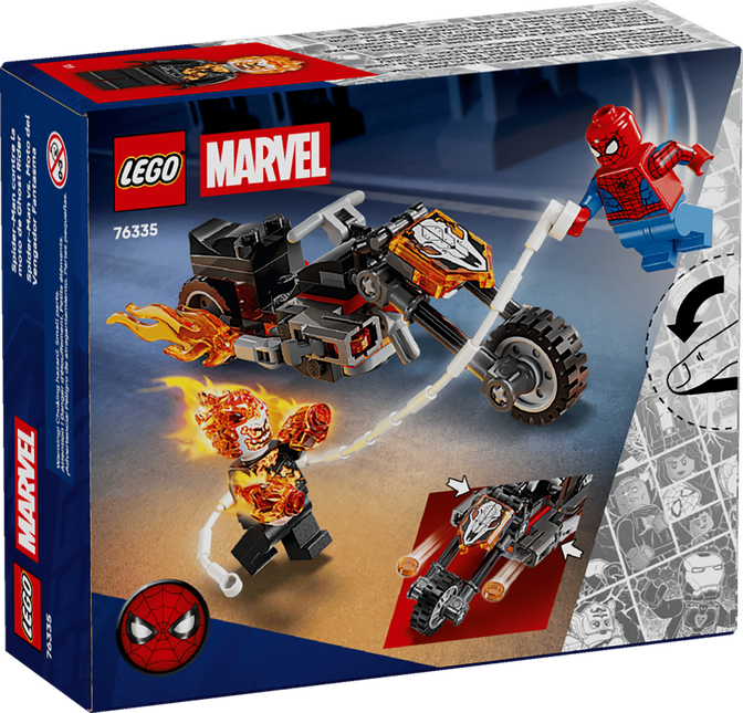 LEGO Marvel: Spider-Man contra Mota do Ghost Rider, 72 Pe&ccedil;as (76335) image number 1