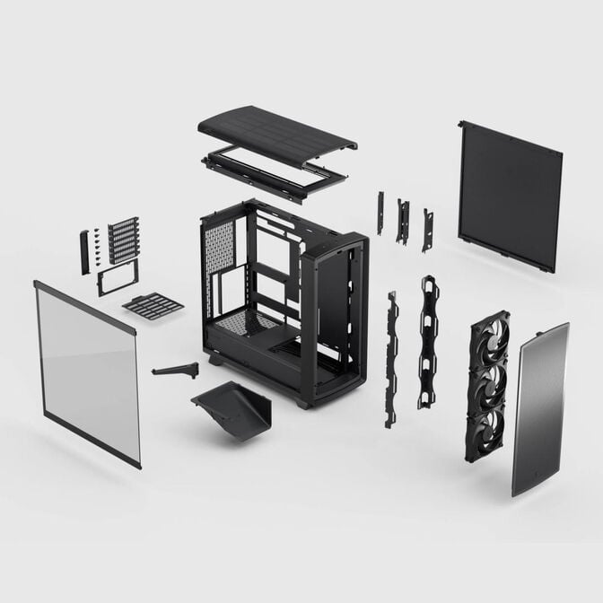 Caixa E-ATX Fractal Design Summit Blackout TG Light Tint image number 3