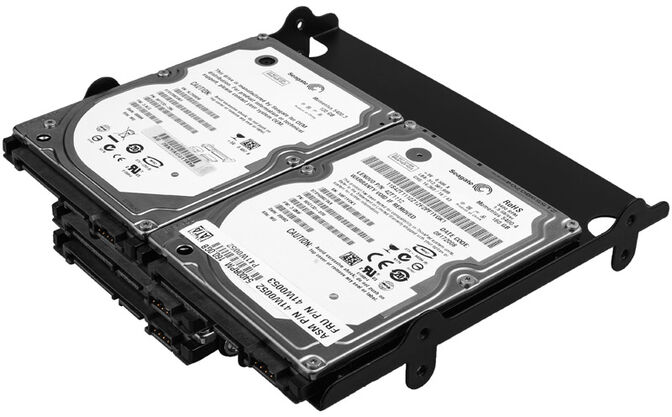 Suporte para baia 5.25" AXAGON RHD-435 para 4x 2.5"SSD/HDD /2x 2.5"SSD/HDD + 1x 3.5" HDD image number 2
