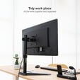 Suporte de Mesa Tabletop Tooq Tilt e Altura Ajust&aacute;vel 17" a 32" Max. 9kg Preto image number null