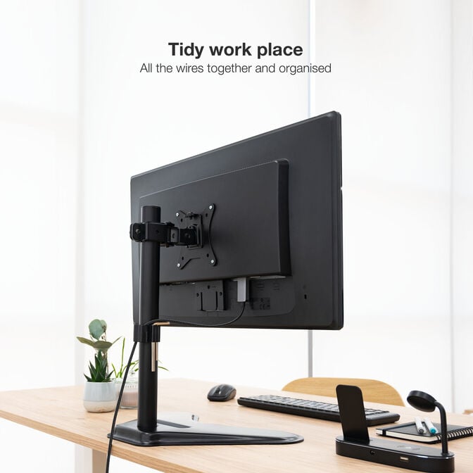 Suporte de Mesa Tabletop Tooq Tilt e Altura Ajust&aacute;vel 17" a 32" Max. 9kg Preto image number 10