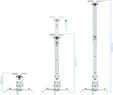 Suporte de Tecto Tooq para Projectores Tilt e Girat&oacute;rio Max.20kg Branco image number null