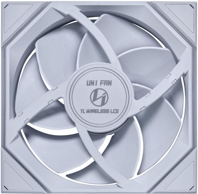Ventoinha Lian Li UNI FAN TL140 LCD Wireless RGB Reverse PWM Branco 140mm image number 3