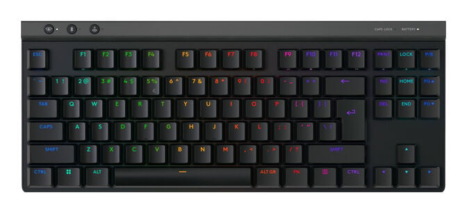 Teclado Logitech G515 TKL RGB Lightspeed Wireless GL Tactile Preto (US) image number 0