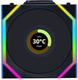 Ventoinha Lian Li UNI FAN SL120 LCD Wireless RGB PWM Preto 120mm image number null
