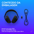 Headset Logitech G321 Lightspeed Wireless Preto image number null