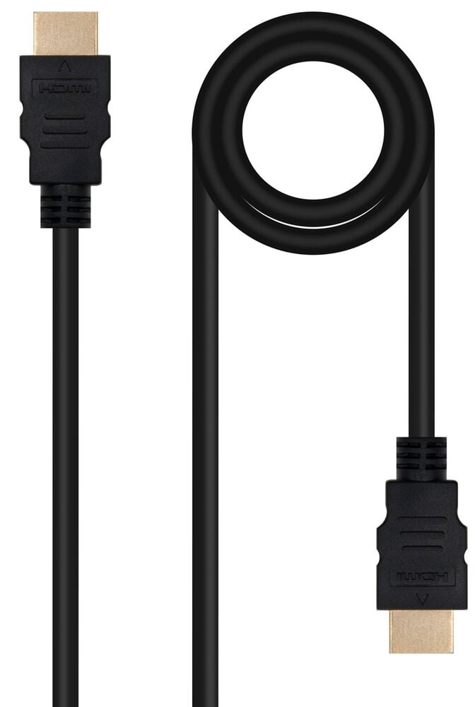 Cabo HDMI V2.0 4K@60Hz 18Gbps Nanocable A M/M 10 M Preto image number 0