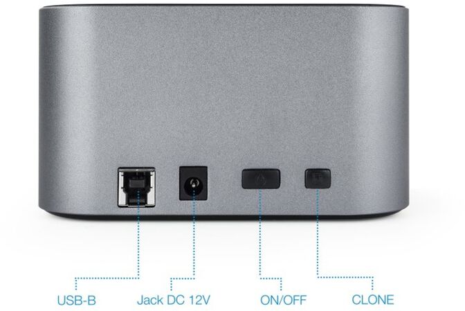 Dock Tooq para 2x SATA 2.5/3.5 OTB USB 3.1 Gen 1 image number 2