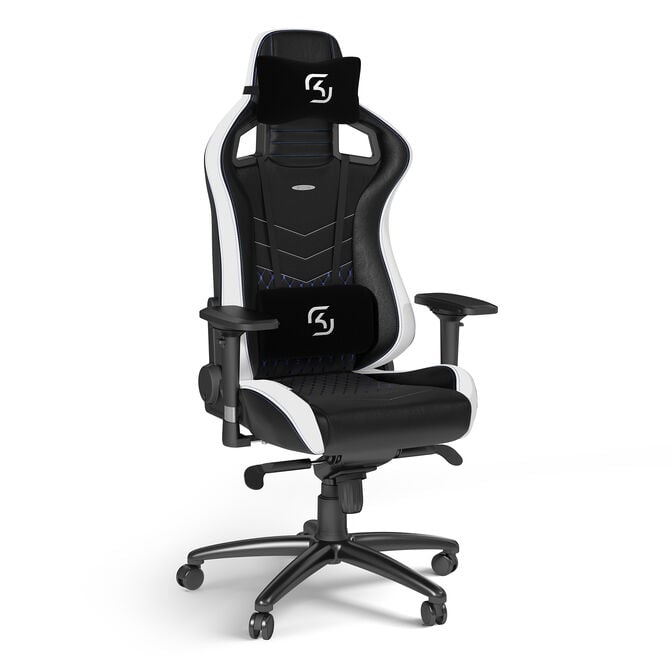 ** B Grade ** Cadeira noblechairs EPIC - SK Gaming Edition Preto / Branco / Azul image number 5