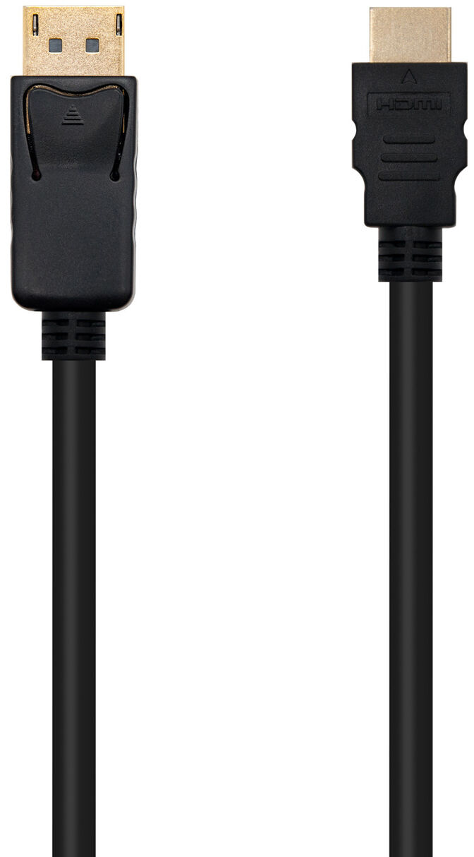 Cabo Conversor Nanocable DisplayPort/M > HDMI/M 1 M Preto image number 1