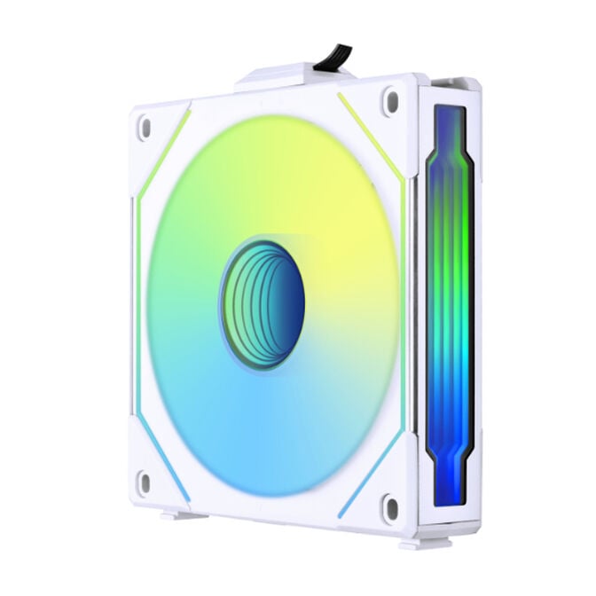 Ventoinha Lian Li UNI FAN SL120 Infinity RGB Reverse Blade PWM Branco 120mm image number 3