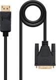 Cabo Conversor Nanocable DisplayPort/M > DVI/M 2 M Preto image number null
