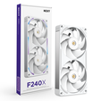 Ventoinha NZXT F240X Perfomance RGB Single-Frame Brancas - Dupla Vento&iacute;nha 120mm (240mm) image number null