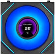 Ventoinha Lian Li UNI FAN SL120 LCD Infinity FLEX Wireless Preto 120mm image number null